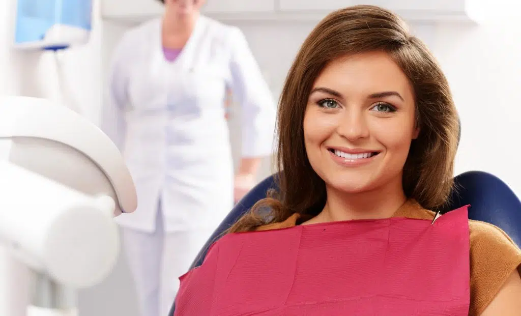 woman with dental crowns odessa fl